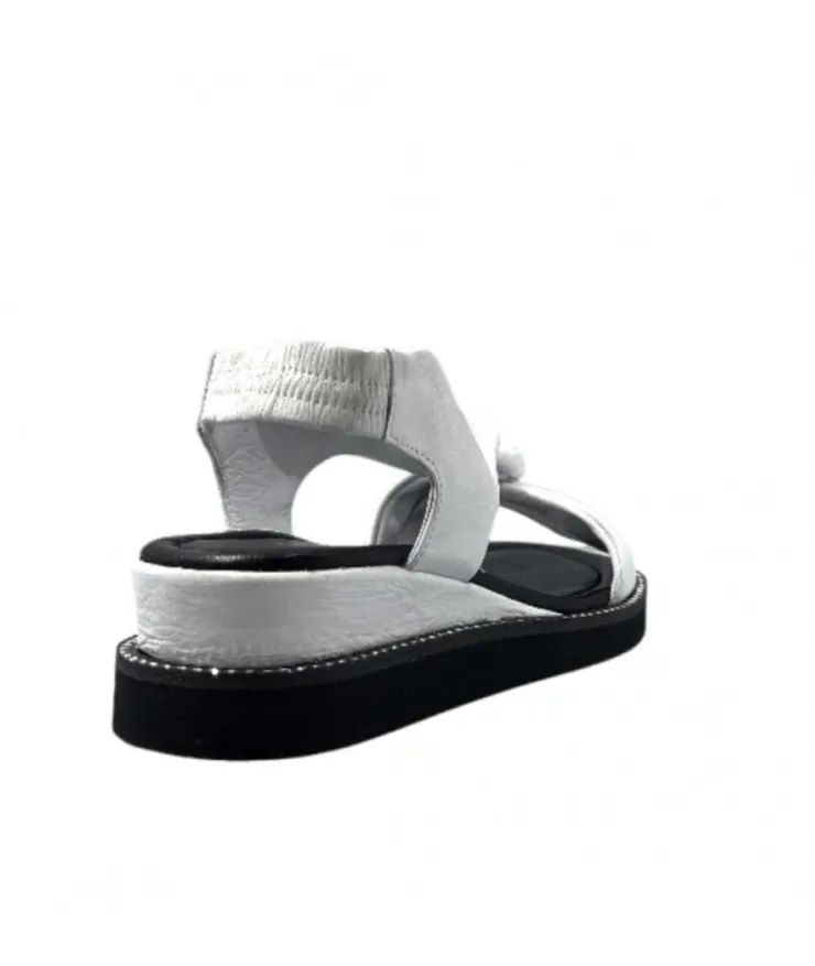Ivoire-354 Ivoire 107614 Cuir Blanc*Femme Sandales