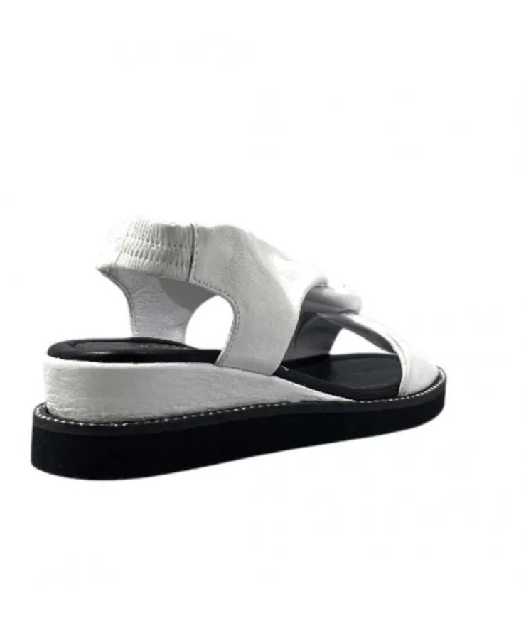 Ivoire-354 Ivoire 107614 Cuir Blanc*Femme Sandales