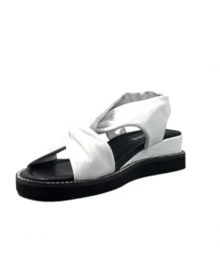 Ivoire-354 Ivoire 107614 Cuir Blanc*Femme Sandales