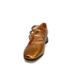 Dansi Ivoire 5981 Cuir Bronze*Femme Ballerines