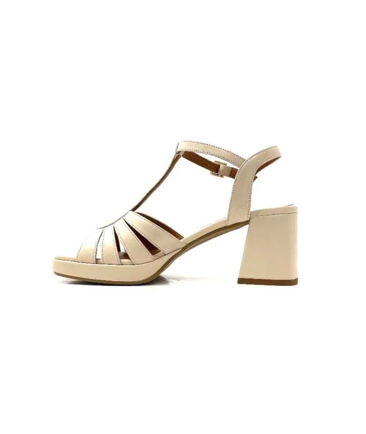 Ivoire0330 Ivoire 802 Cuir Creme*Femme Sandales