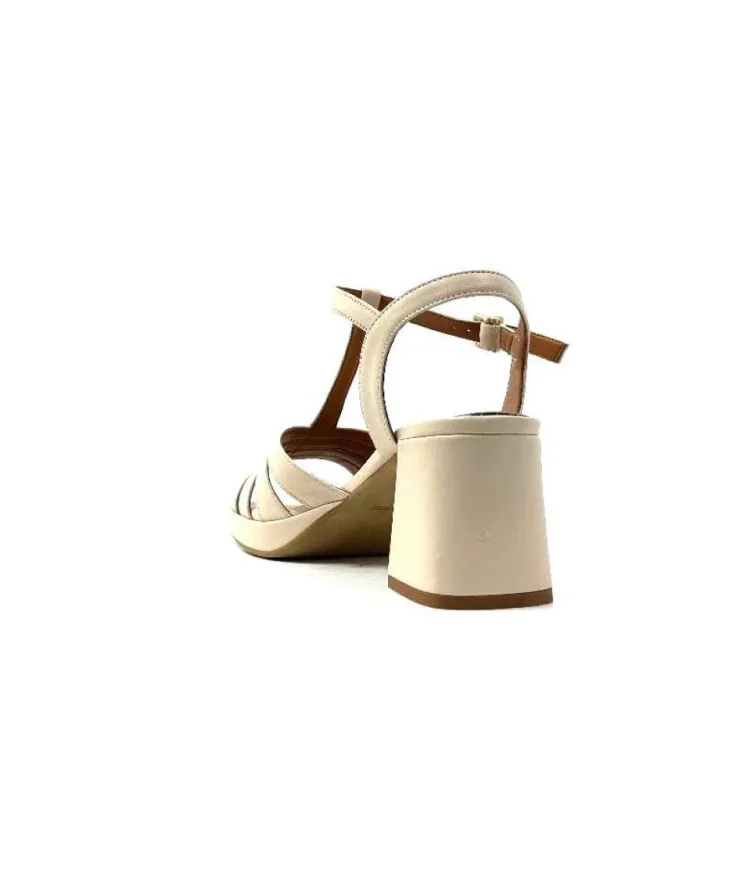Ivoire0330 Ivoire 802 Cuir Creme*Femme Sandales