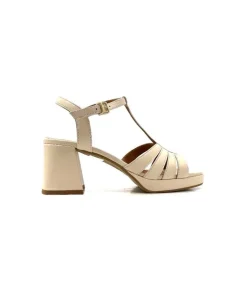 Ivoire0330 Ivoire 802 Cuir Creme*Femme Sandales