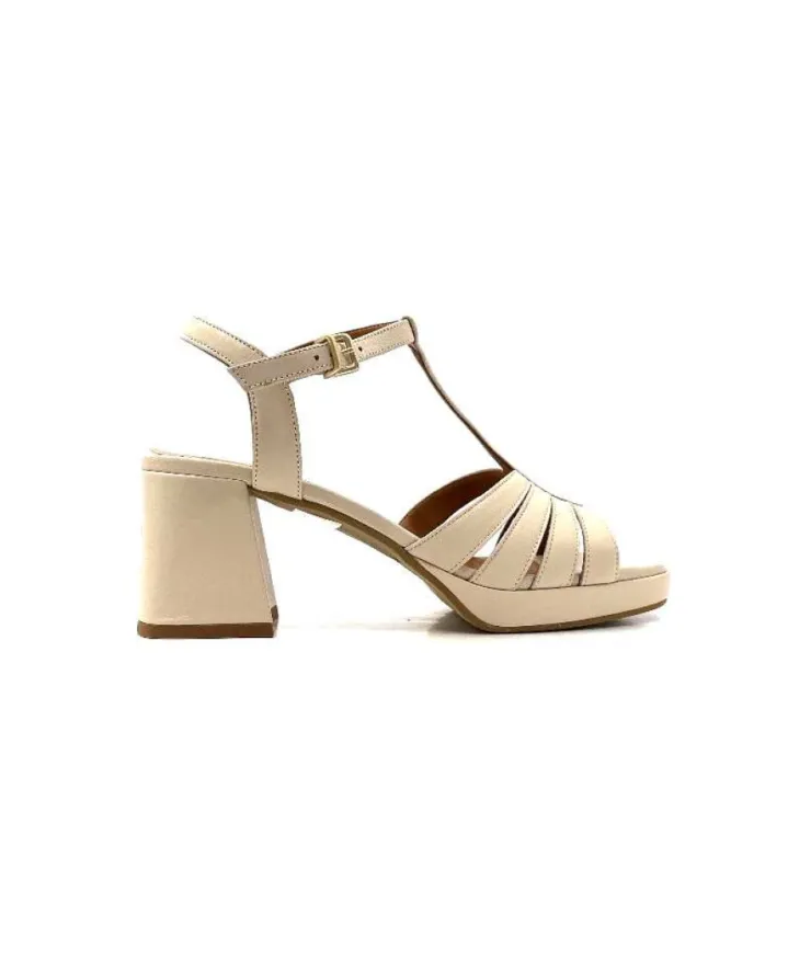 Ivoire0330 Ivoire 802 Cuir Creme*Femme Sandales