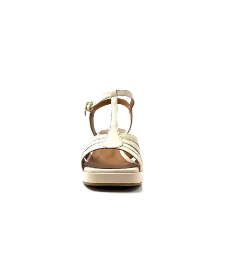 Ivoire0330 Ivoire 802 Cuir Creme*Femme Sandales