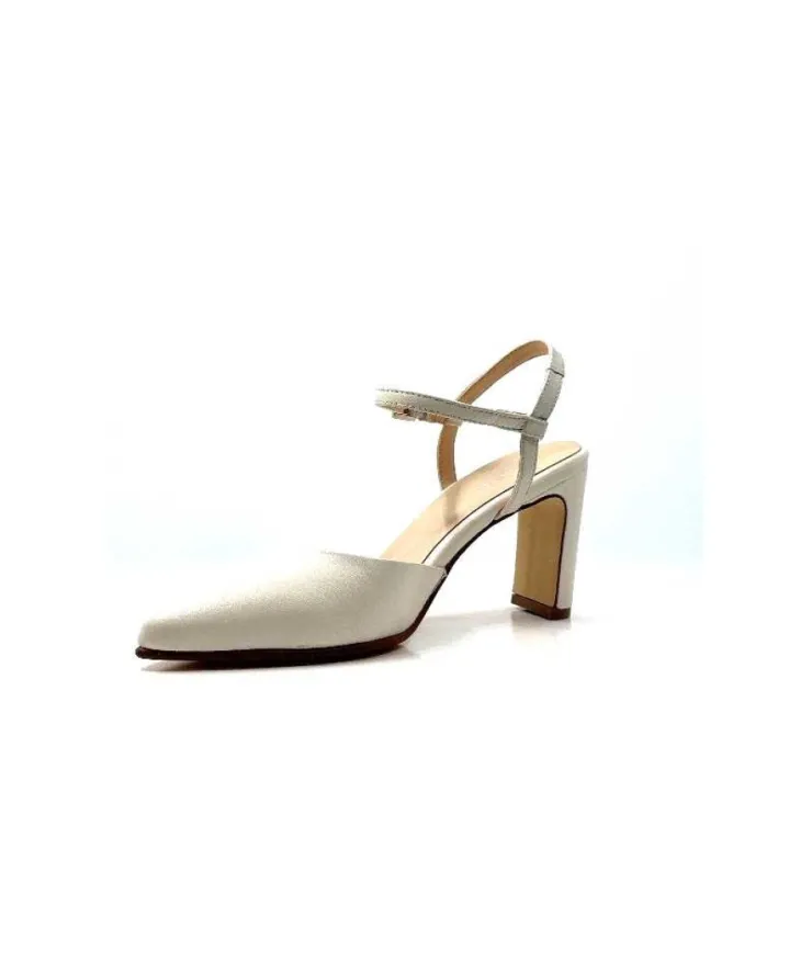 Ivoire0104a Ivoire 51190 Cuir Creme*Femme Escarpins