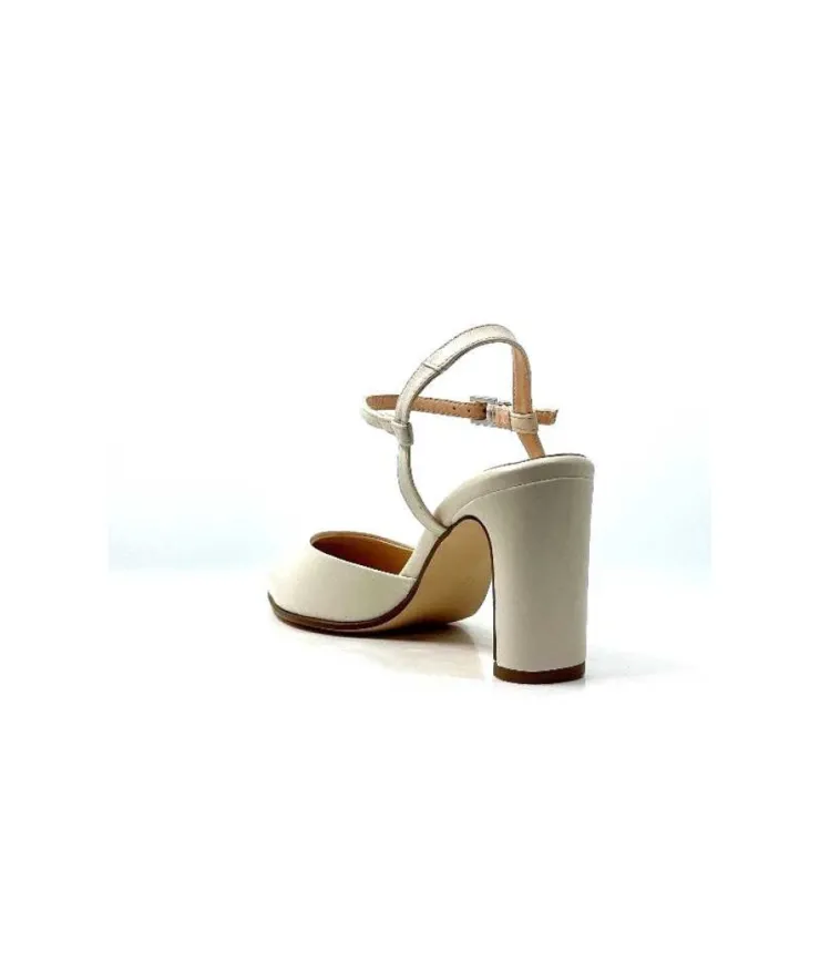 Ivoire0104a Ivoire 51190 Cuir Creme*Femme Escarpins