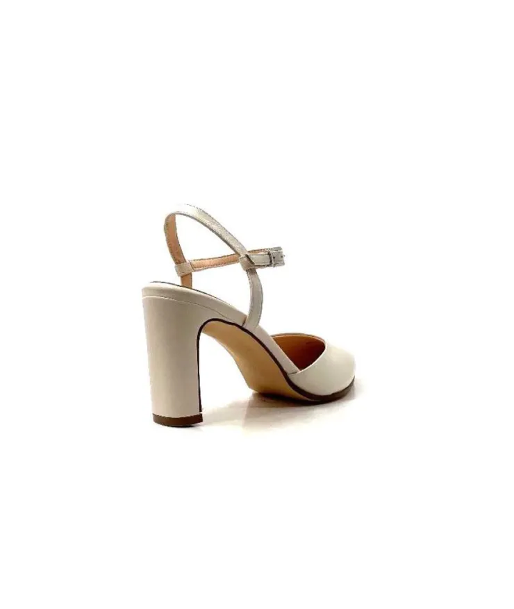 Ivoire0104a Ivoire 51190 Cuir Creme*Femme Escarpins
