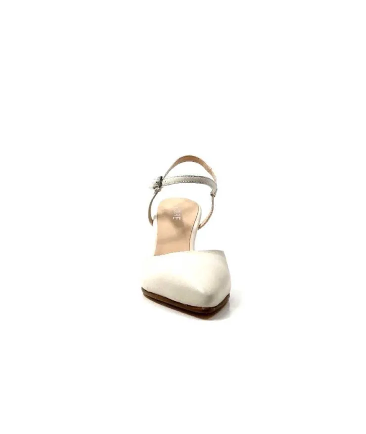 Ivoire0104a Ivoire 51190 Cuir Creme*Femme Escarpins