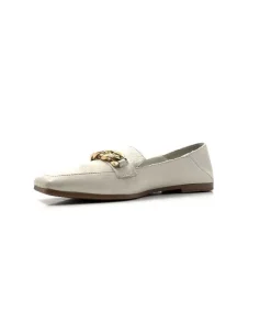 gloria Ivoire 97576 Cuir Creme*Femme Mocassins