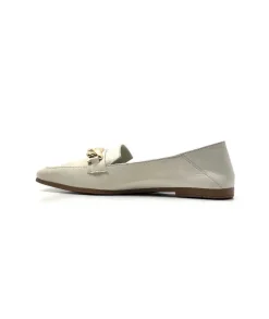gloria Ivoire 97576 Cuir Creme*Femme Mocassins