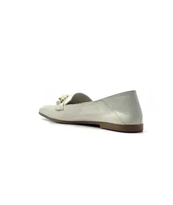 gloria Ivoire 97576 Cuir Creme*Femme Mocassins