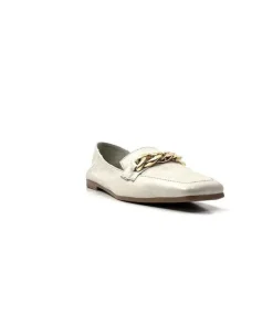 gloria Ivoire 97576 Cuir Creme*Femme Mocassins