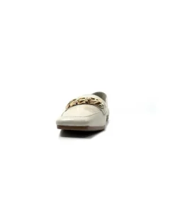gloria Ivoire 97576 Cuir Creme*Femme Mocassins
