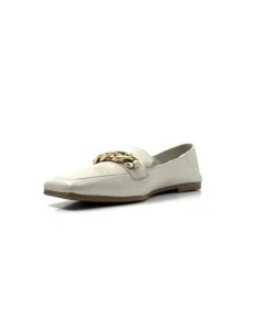 gloria Ivoire 97576 Cuir Creme*Femme Mocassins