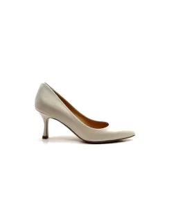 franco russo napoli fgr Ivoire 1901 Cuir Creme*Femme Escarpins