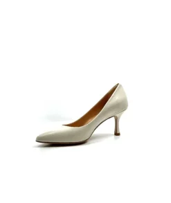 franco russo napoli fgr Ivoire 1901 Cuir Creme*Femme Escarpins