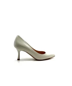 franco russo napoli fgr Ivoire 1901 Cuir Creme*Femme Escarpins