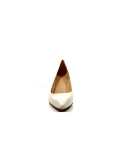 franco russo napoli fgr Ivoire 1901 Cuir Creme*Femme Escarpins