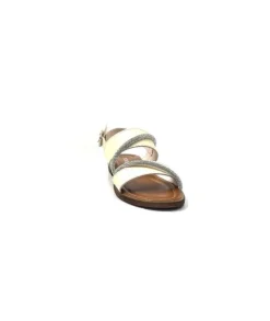 Ivoire0203a Ivoire 1078 Cuir Creme Avorio*Femme Sandales