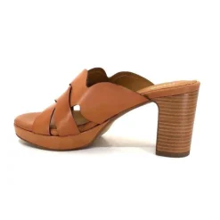 Ivoire0399a Ivoire 6080 Cuir Cuoio*Femme Mules
