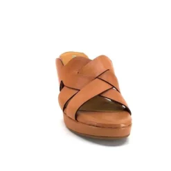 Ivoire0399a Ivoire 6080 Cuir Cuoio*Femme Mules