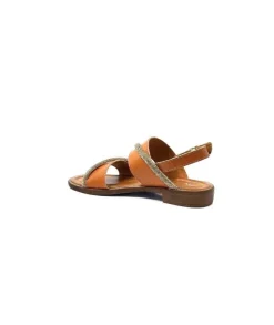 Ivoire0203a Ivoire 1078 Cuir Cuoio*Femme Sandales