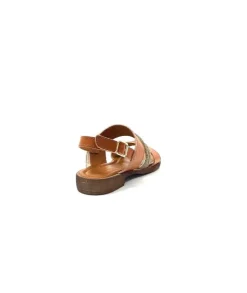 Ivoire0203a Ivoire 1078 Cuir Cuoio*Femme Sandales