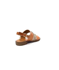 Ivoire0203a Ivoire 1078 Cuir Cuoio*Femme Sandales