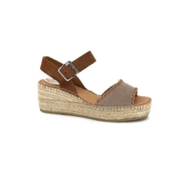 Ivoire0586a Ivoire 683805 Cuir Daim Beige*Femme Plateformes