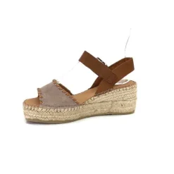 Ivoire0586a Ivoire 683805 Cuir Daim Beige*Femme Plateformes