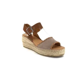 Ivoire0586a Ivoire 683805 Cuir Daim Beige*Femme Plateformes
