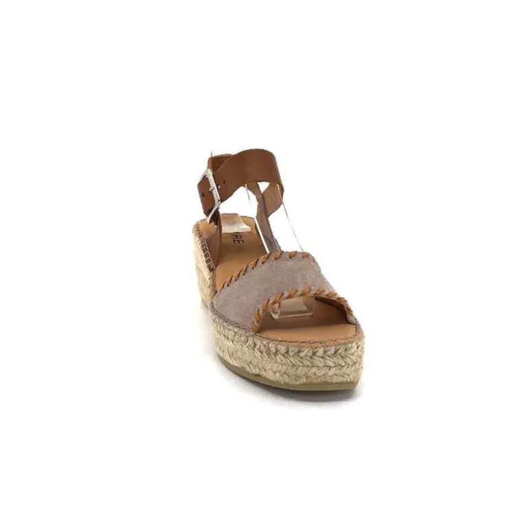 Ivoire0586a Ivoire 683805 Cuir Daim Beige*Femme Plateformes