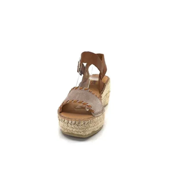 Ivoire0586a Ivoire 683805 Cuir Daim Beige*Femme Plateformes