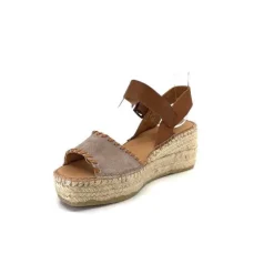 Ivoire0586a Ivoire 683805 Cuir Daim Beige*Femme Plateformes