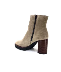 Ivoire0104a Ivoire 50183 Cuir Daim Sand*Femme Bottines