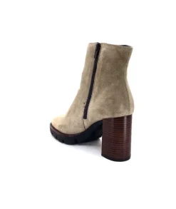 Ivoire0104a Ivoire 50183 Cuir Daim Sand*Femme Bottines