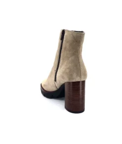 Ivoire0104a Ivoire 50183 Cuir Daim Sand*Femme Bottines