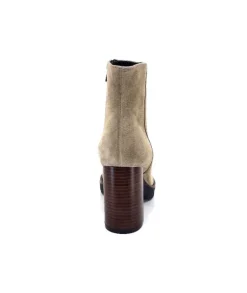 Ivoire0104a Ivoire 50183 Cuir Daim Sand*Femme Bottines