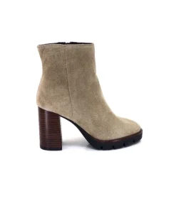 Ivoire0104a Ivoire 50183 Cuir Daim Sand*Femme Bottines