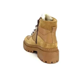 Ivoire0209b Ivoire 12301 Cuir Daim Taupe*Femme Fourrées