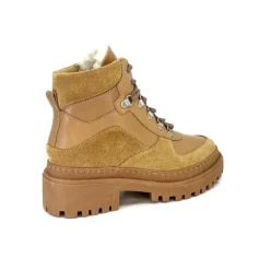 Ivoire0209b Ivoire 12301 Cuir Daim Taupe*Femme Fourrées