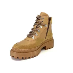 Ivoire0209b Ivoire 12301 Cuir Daim Taupe*Femme Fourrées