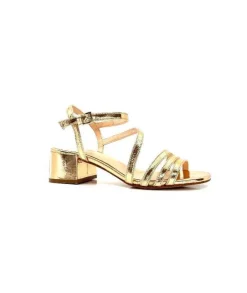 Ivoire0104a Ivoire 49287 Cuir Dore*Femme Sandales
