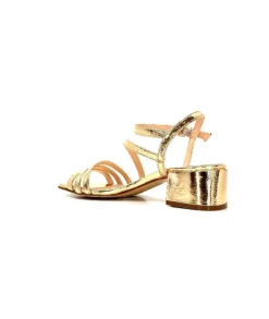Ivoire0104a Ivoire 49287 Cuir Dore*Femme Sandales