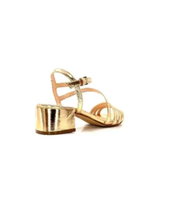 Ivoire0104a Ivoire 49287 Cuir Dore*Femme Sandales