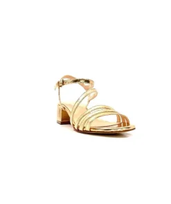 Ivoire0104a Ivoire 49287 Cuir Dore*Femme Sandales