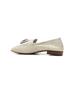 gloria Ivoire 2002 Cuir Egret*Femme Mocassins