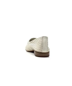 gloria Ivoire 2002 Cuir Egret*Femme Mocassins