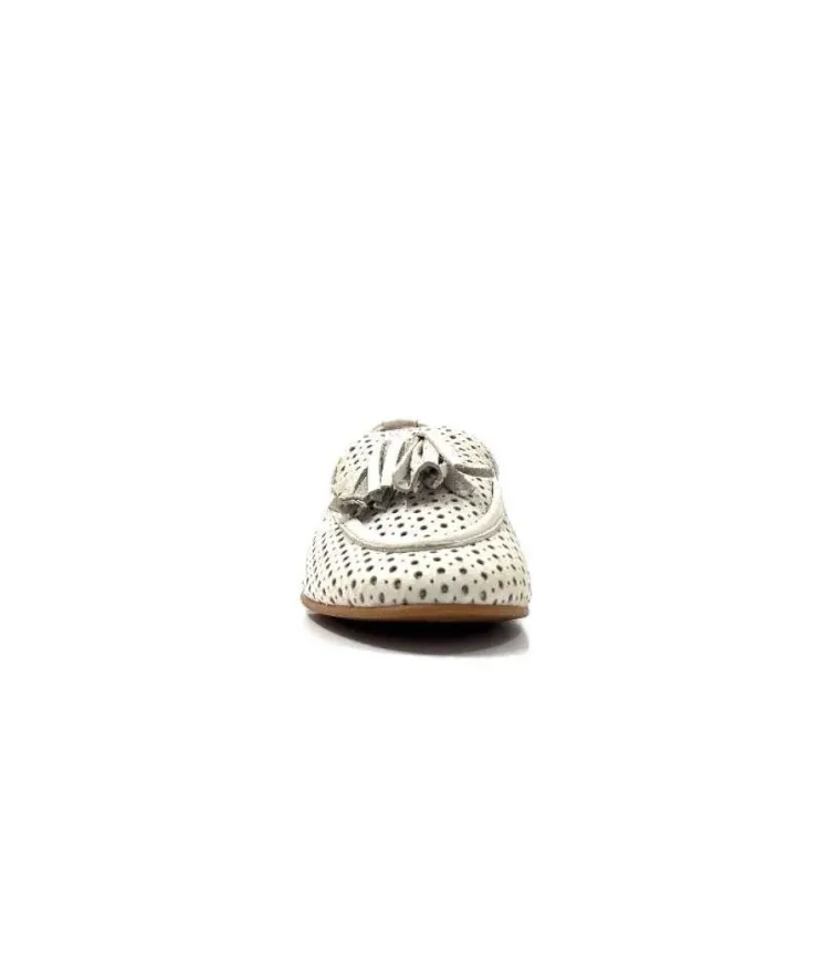 gloria Ivoire 2002 Cuir Egret*Femme Mocassins